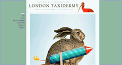 Desktop Screenshot of londontaxidermy.com